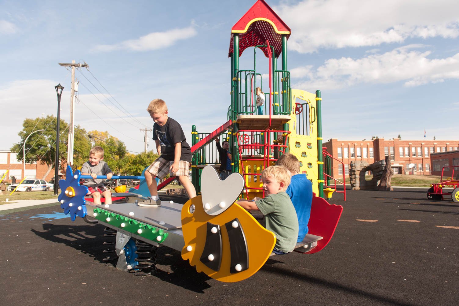 PlayWorks Spruce Avenue Playground in Edmonton, Alberta!